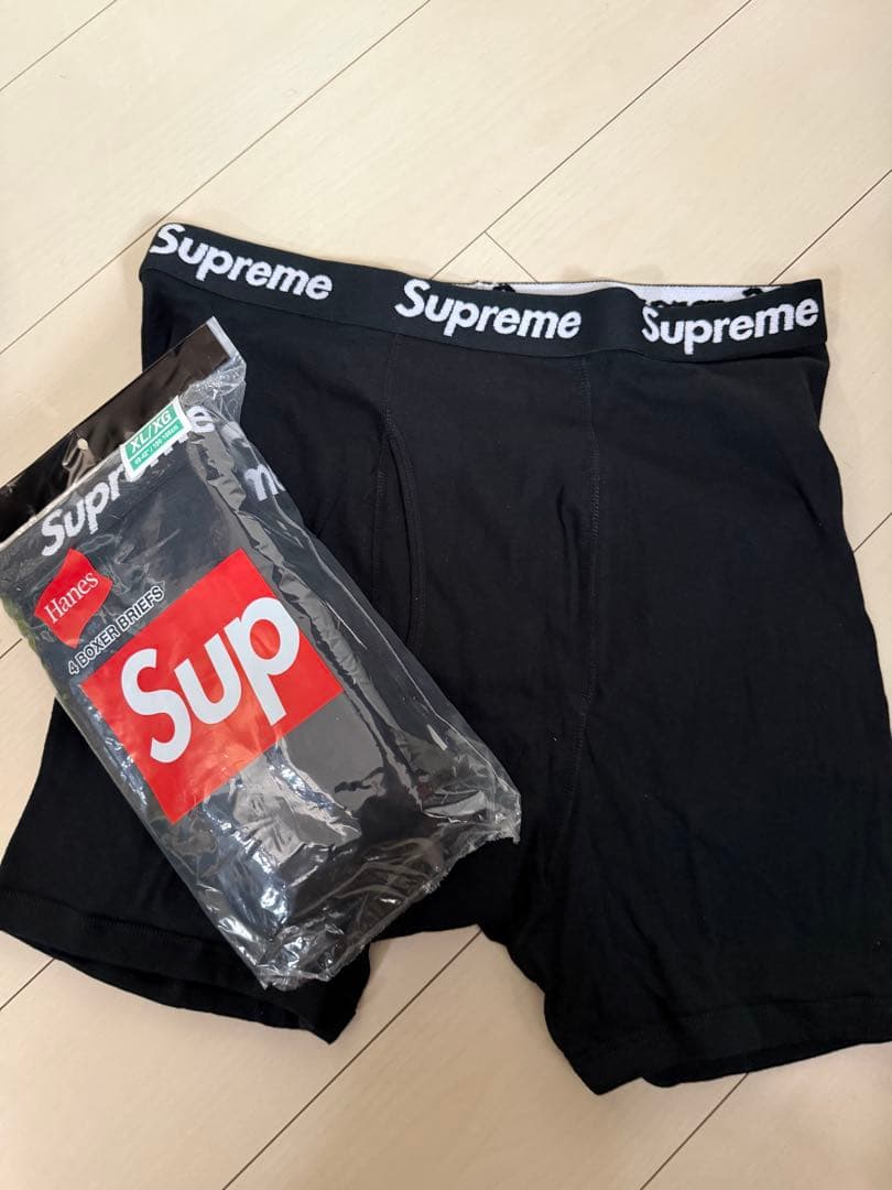 supremeボクサーパンツXL未使用4P