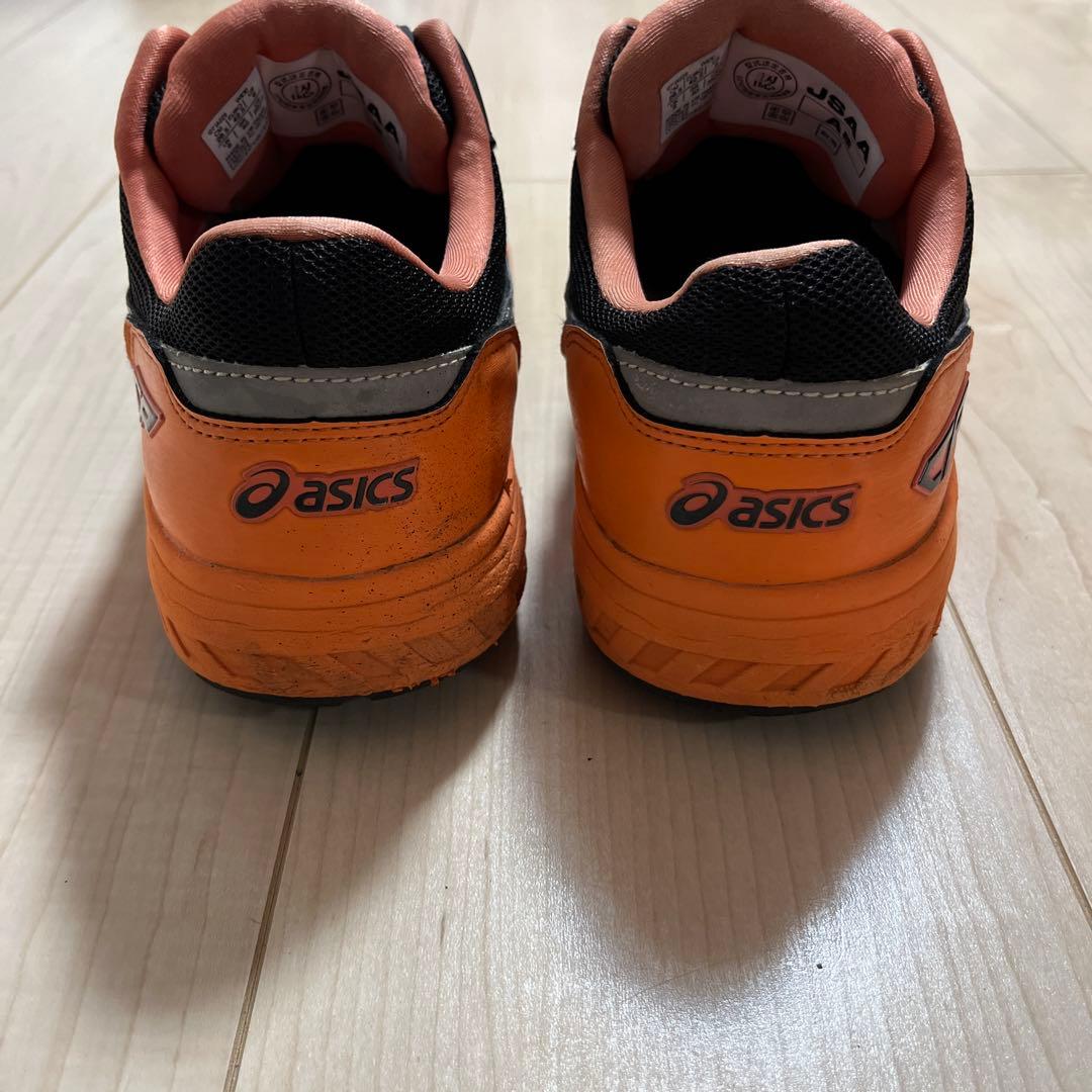 ASICS ウィンジョブ安全靴 黒/オレンジ
