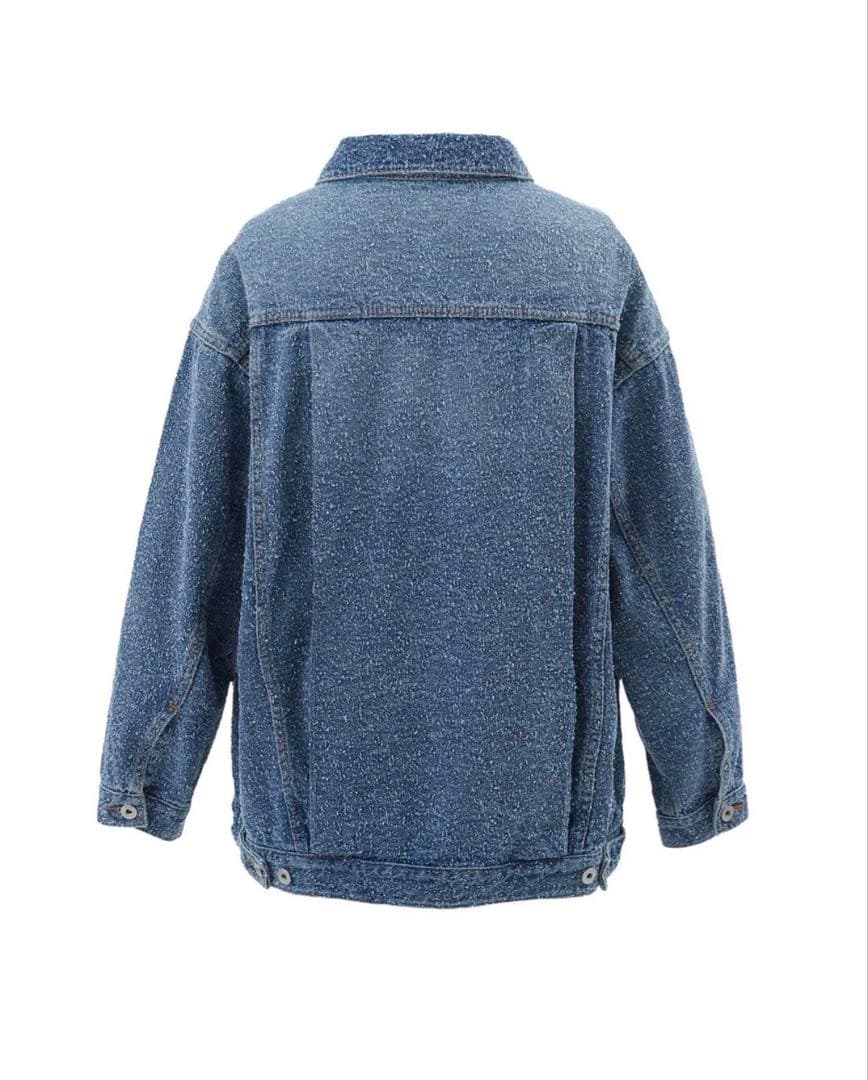 ファンシーデニムジャケット　シーニュcygne 0サイズ