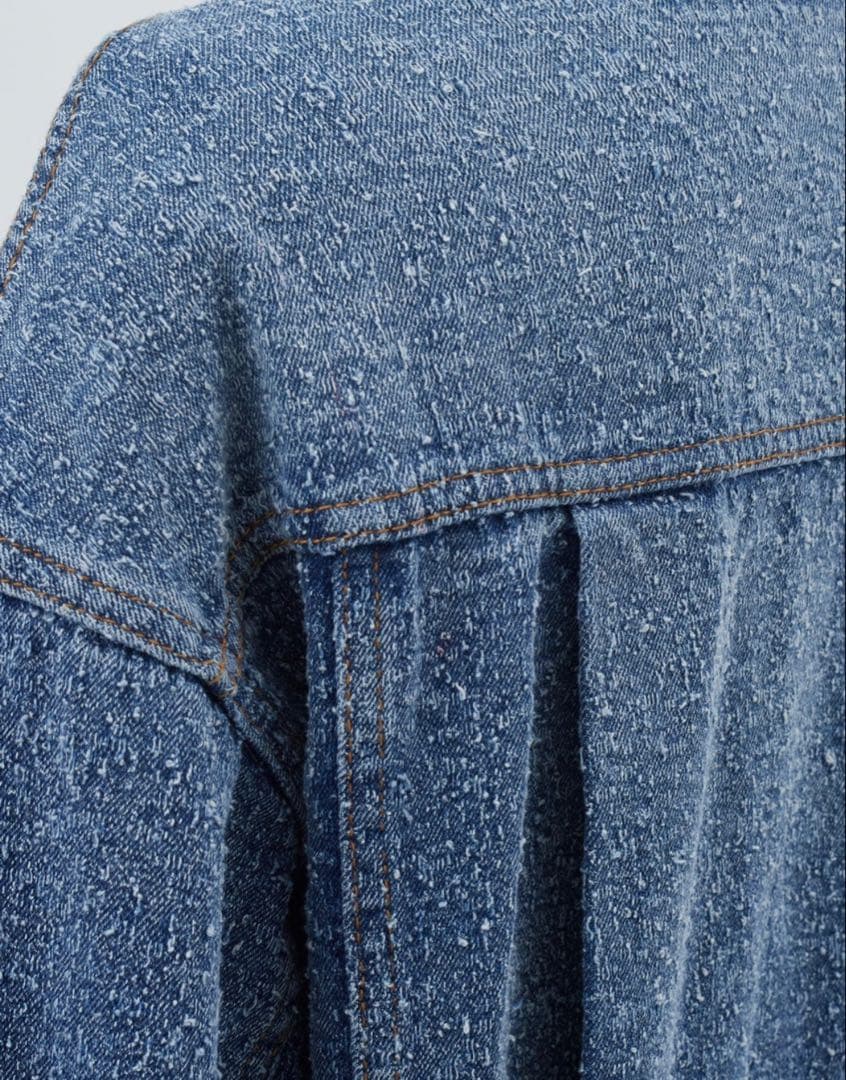 ファンシーデニムジャケット　シーニュcygne 0サイズ