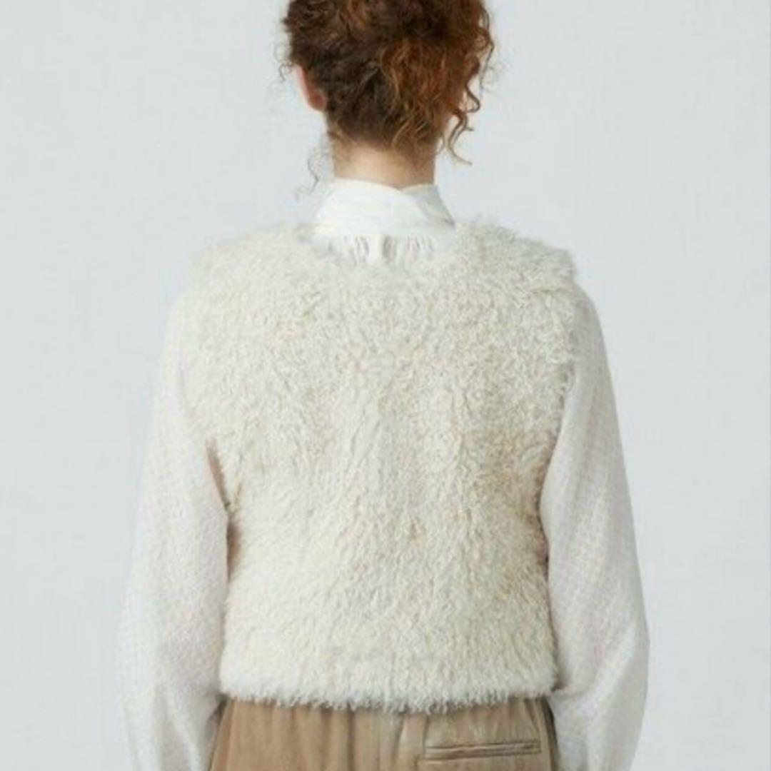 Ballsey プードルファー Vネックベスト