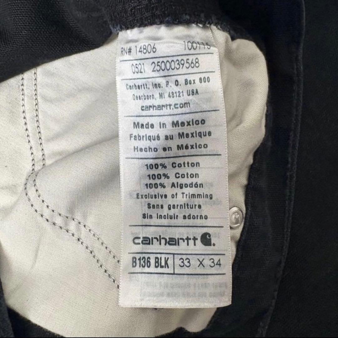 タオ Carharttダブルニーペインターパンツ90sダックブラック