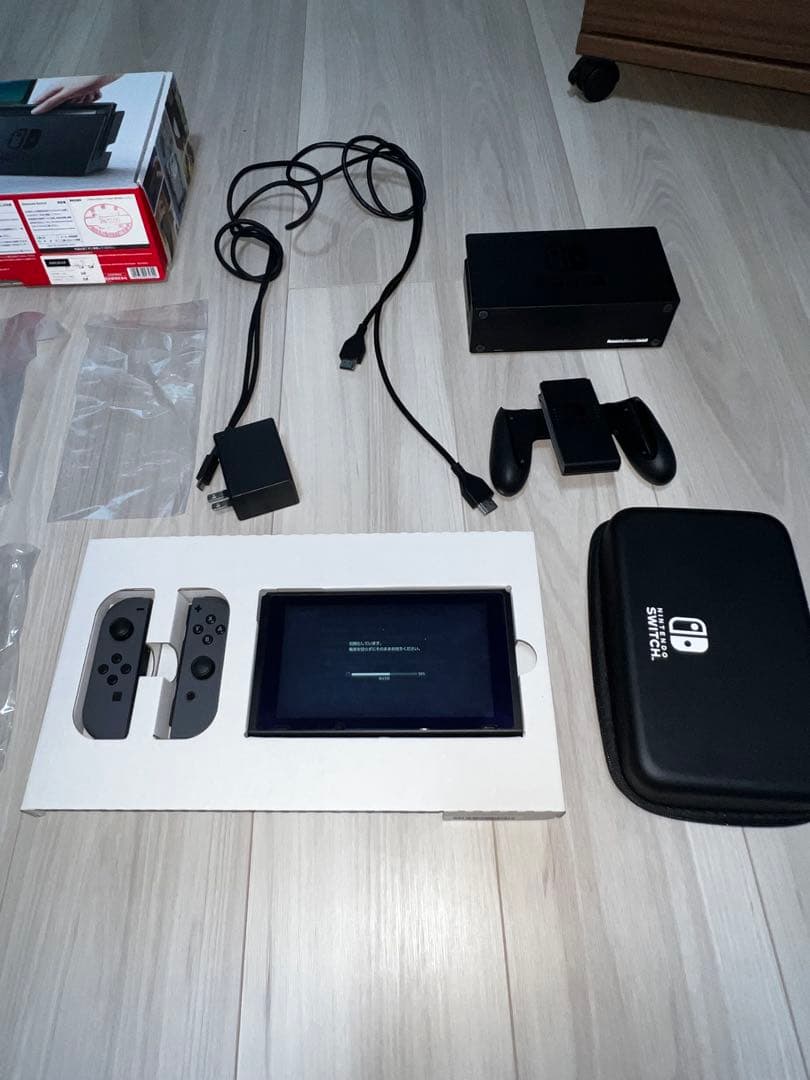 ★美品☆Nintendo Switch 本体 グレー★
