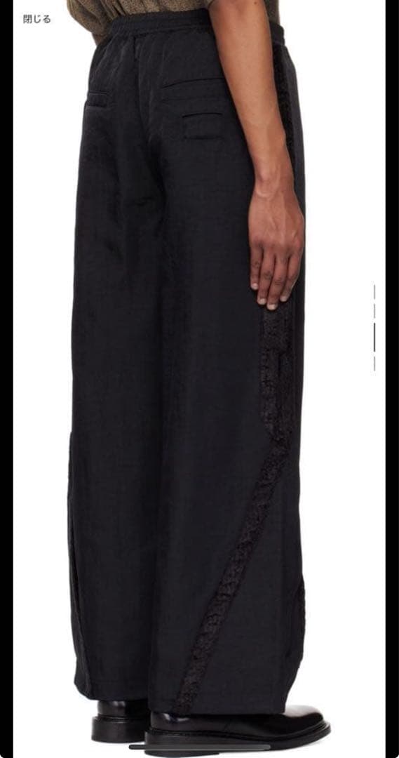 y*z様 NULLUS 25ss Athlete パネルトラックパンツ