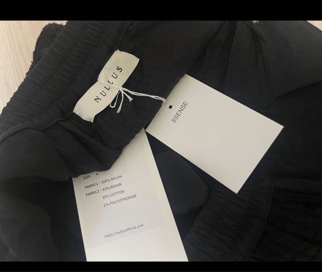 y*z様 NULLUS 25ss Athlete パネルトラックパンツ