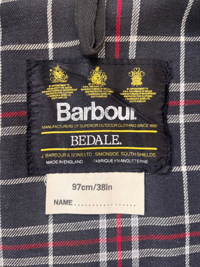kenremeヴィンテージBarbour 【BEDALE 】Navy 38