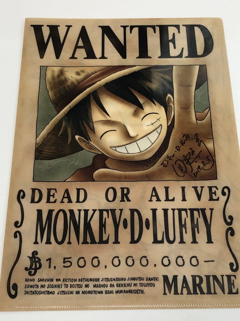 【匿名配送】ワンピース　キャスト寄せ書き　ONE PIECE 声優　直筆サイン