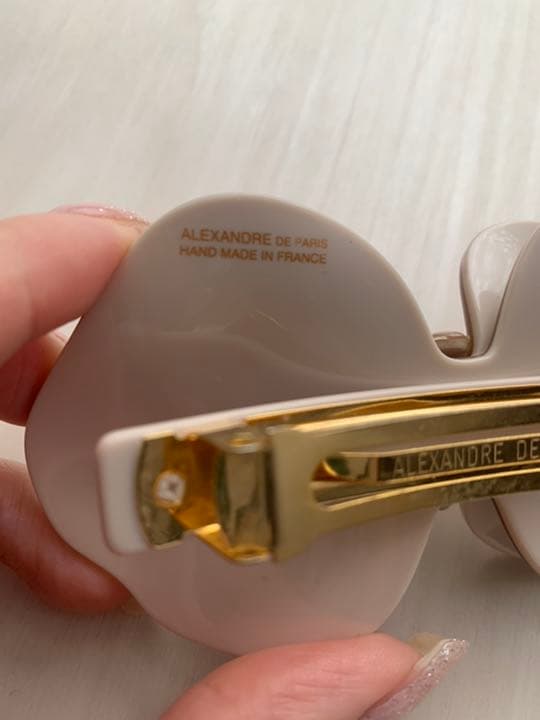 【美品】アレクサンドル ドゥ パリ☆バレッタ
