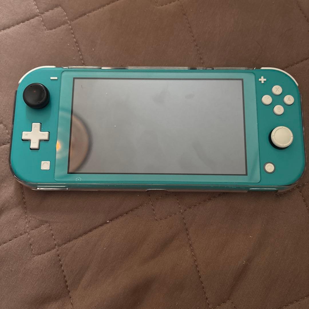 Nintendo Switch Lite ターコイズダブルクロスカセット付き