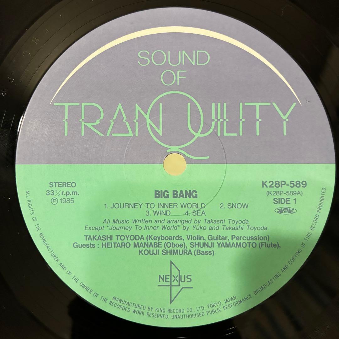 TAKASHI TOYODA BIG BANG レコード LP 豊田貴志