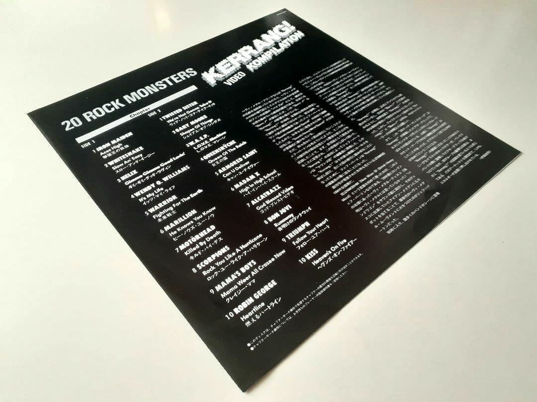 ★ワンオーナー★レーザーディスク★「KERRANG! VIDEO KOMP」