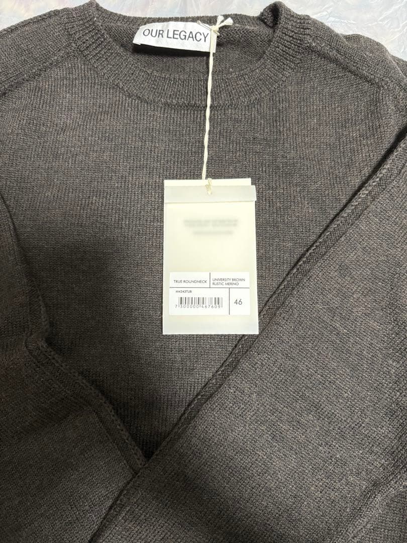 トップス OUR LEGACY TRUE ROUNDNECK Brown 46