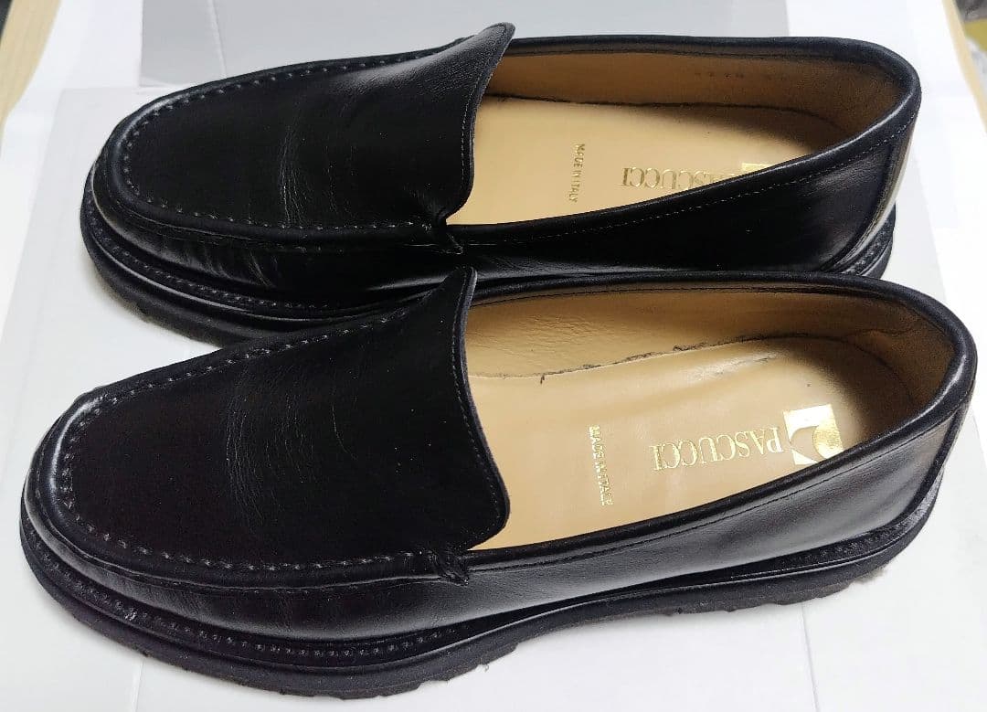 ✦極美品✦ PASCUCCI ローファー パスクッチ 厚底 黒 36 スリッポン