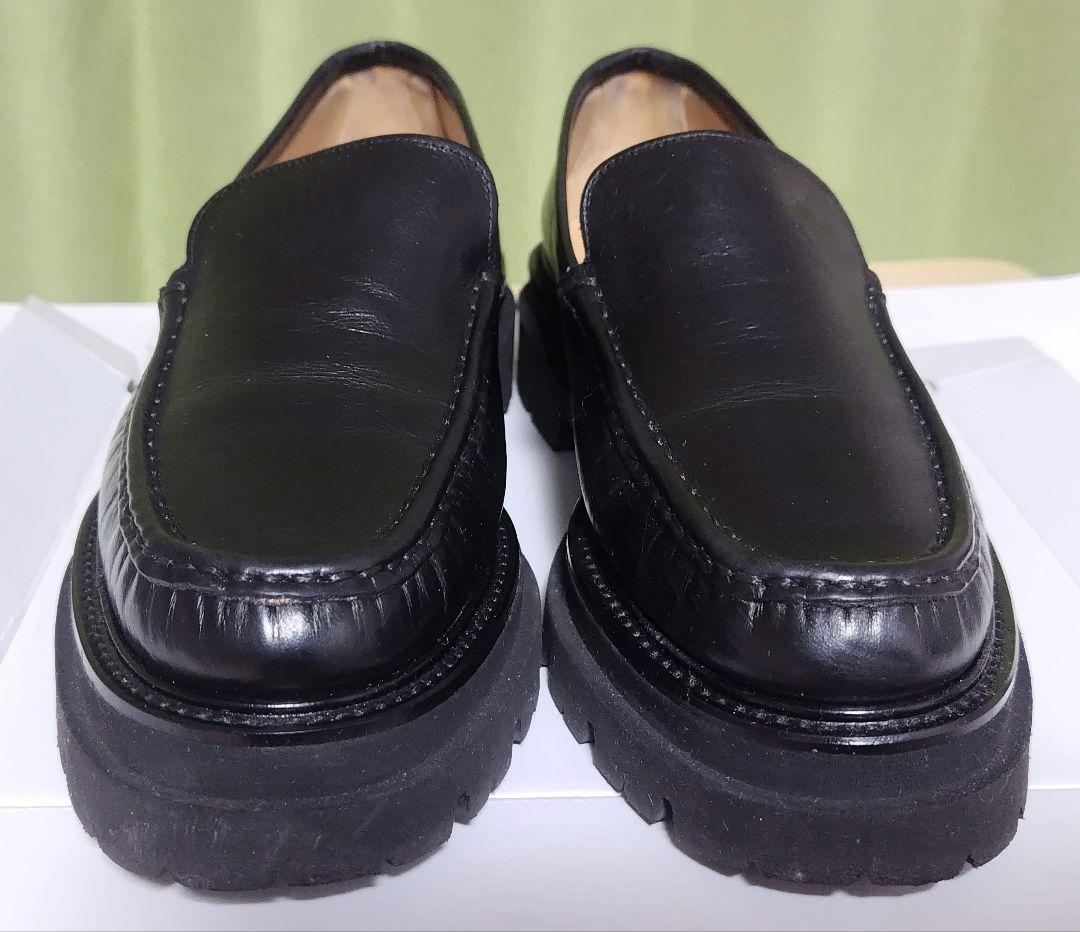 ✦極美品✦ PASCUCCI ローファー パスクッチ 厚底 黒 36 スリッポン