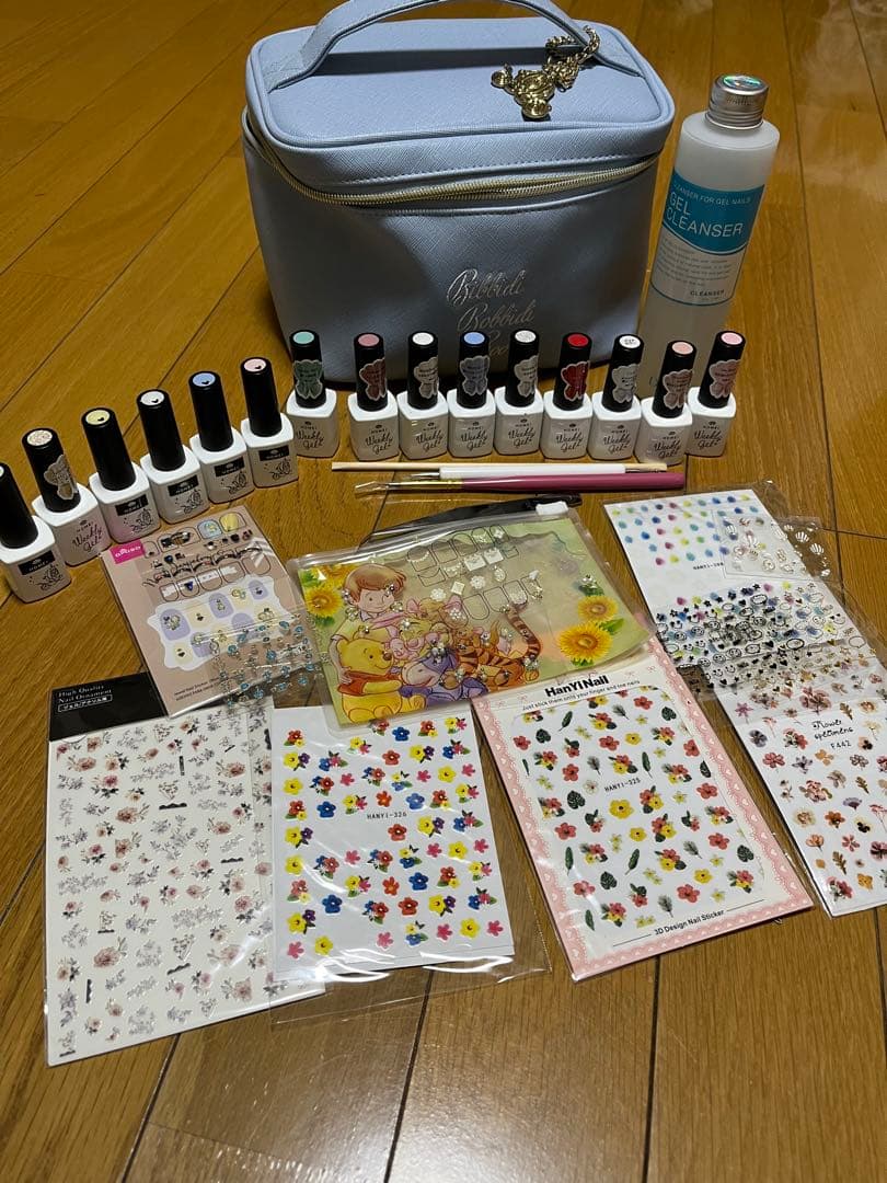 I ネイルセット　シンデレラバニティポーチ付き