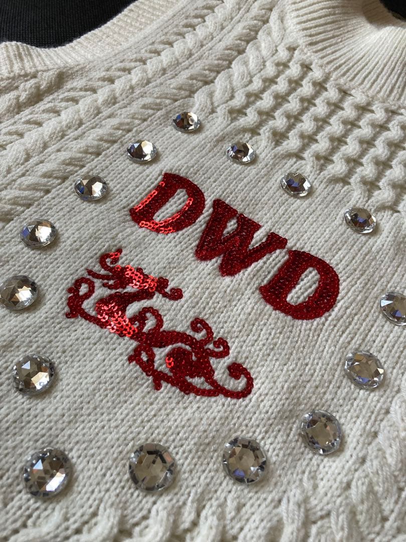 DanceWithDragonニットベスト★サイズ2