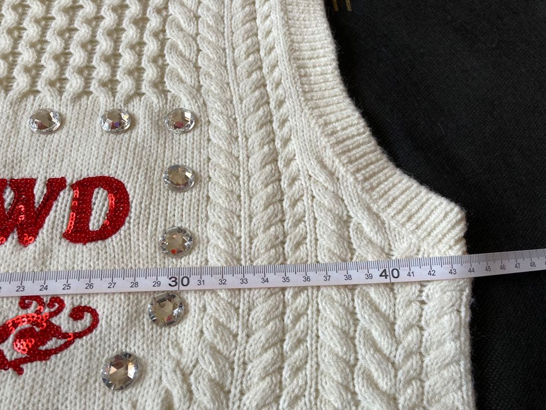 DanceWithDragonニットベスト★サイズ2