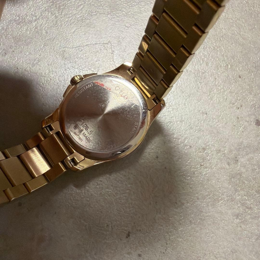 GUCCI ゴールド Gタイムレス 126.5 腕時計