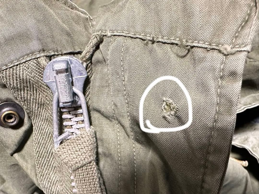 50sミリタリー　SMALLモッズコート M51 ミリタリージャケット　古着