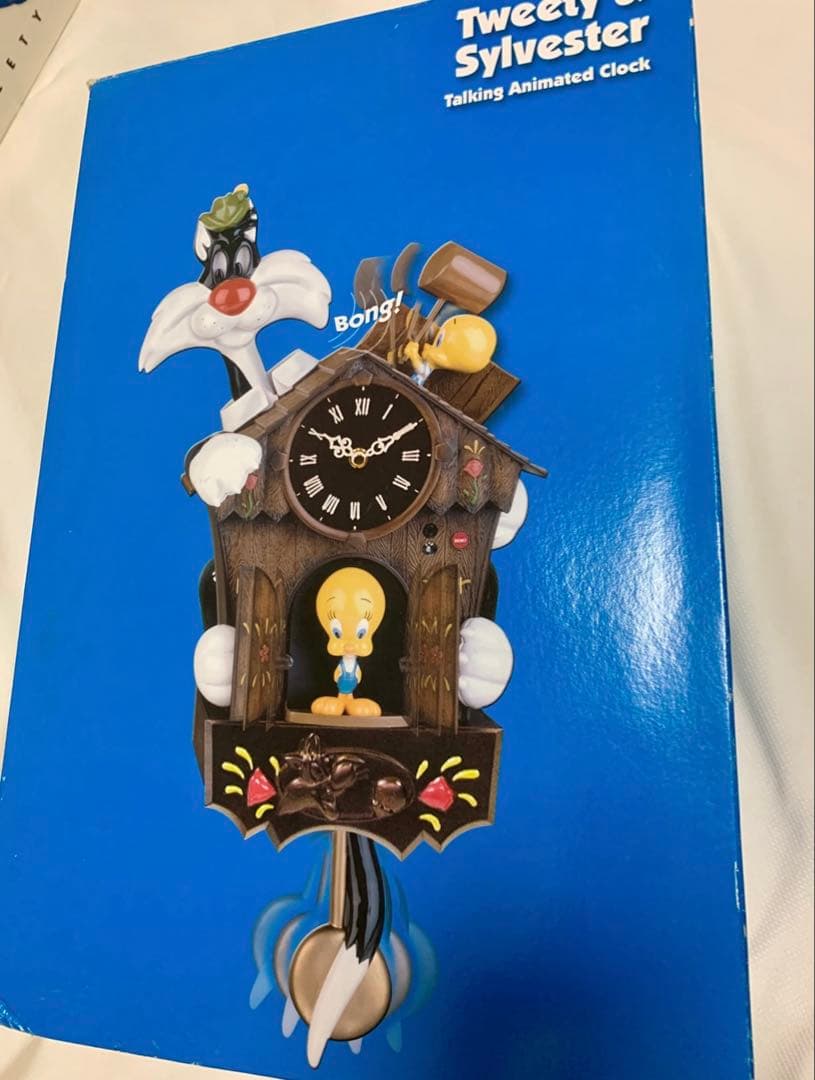 トゥイーティーシルベスター トーキングクロック　仕掛け時計　未使用コレクター商品