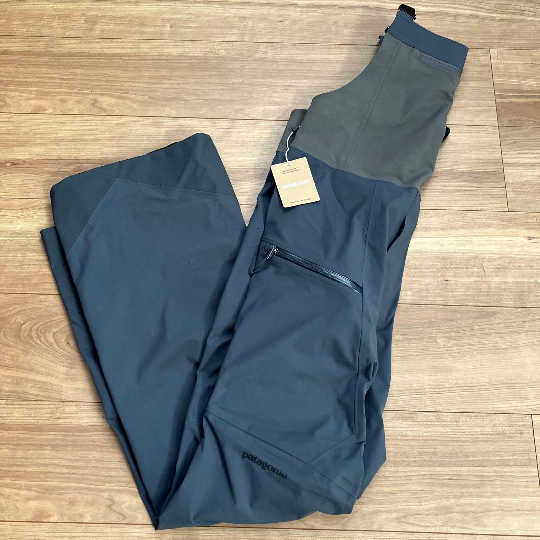 公式完売 パタゴニア メンズ スノードリフタービブ S SMDB