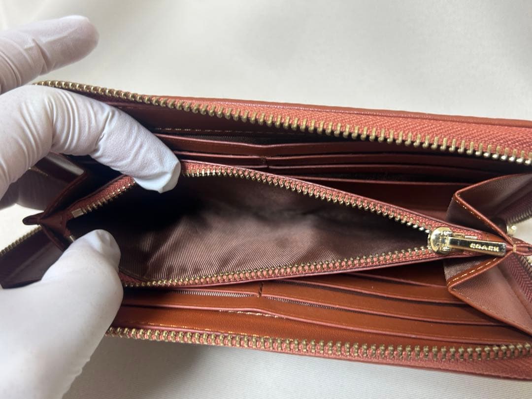 COACH コーチ 財布 ウォレット ディズニー ミッキー 50周年コラボ 刺繍