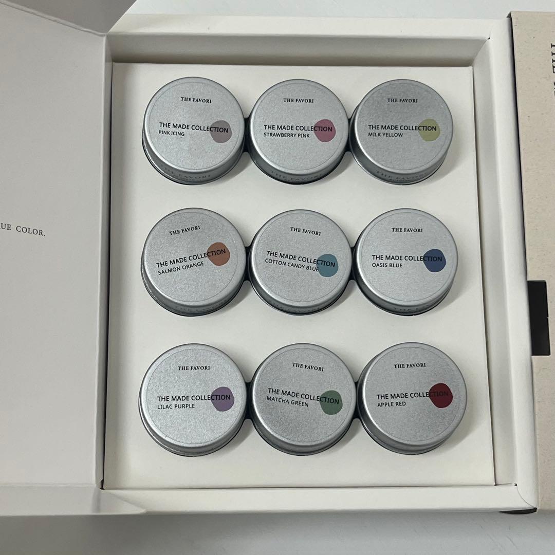 【新品未使用】ファボリ　メイドジェルコレクション　9色セット