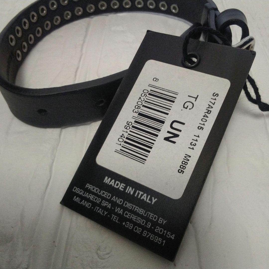 新品　DSQUARED2　ディースクエアード　イタリア製　本革　ブレスレット