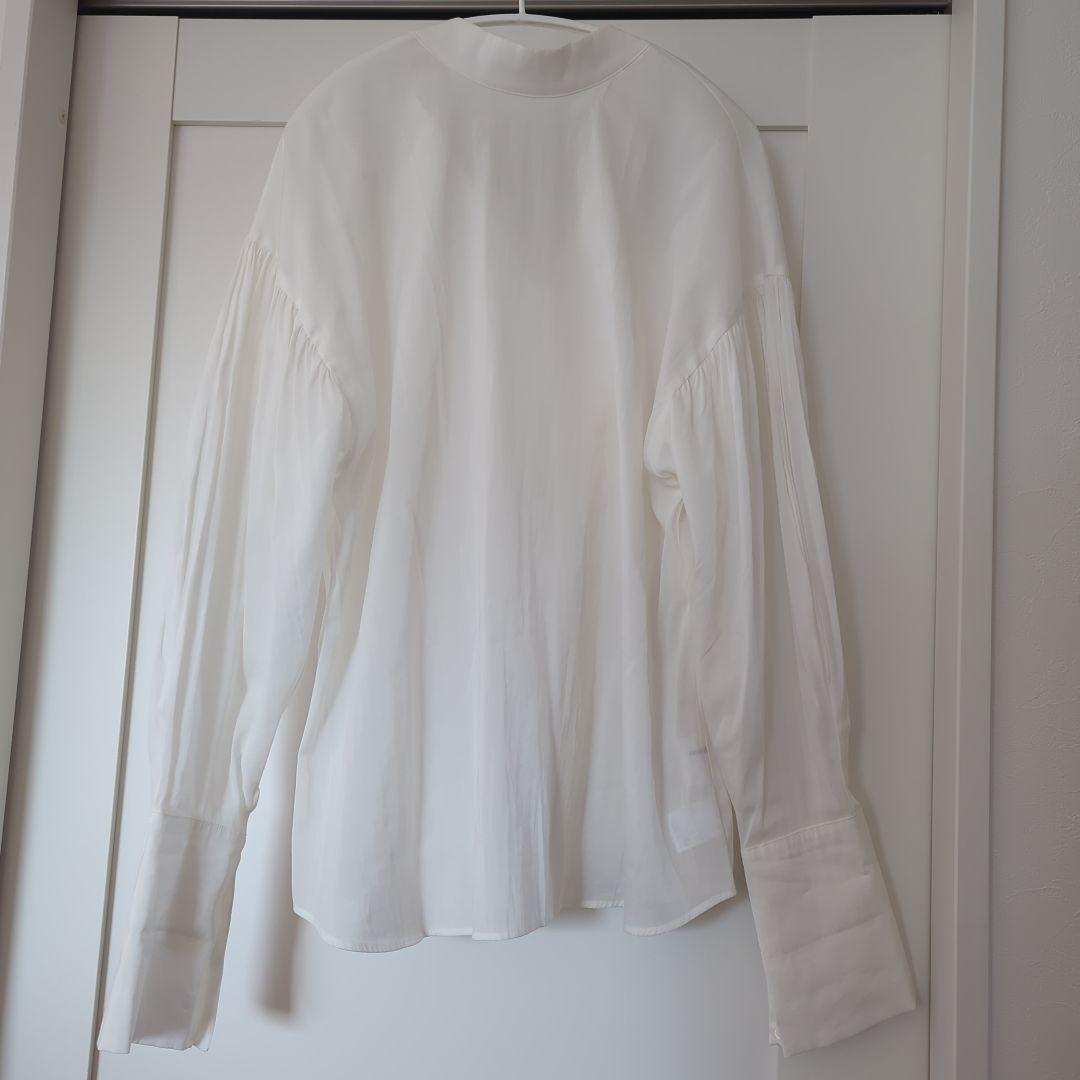 deres 4th シアーデュアルブラウス　ホワイト