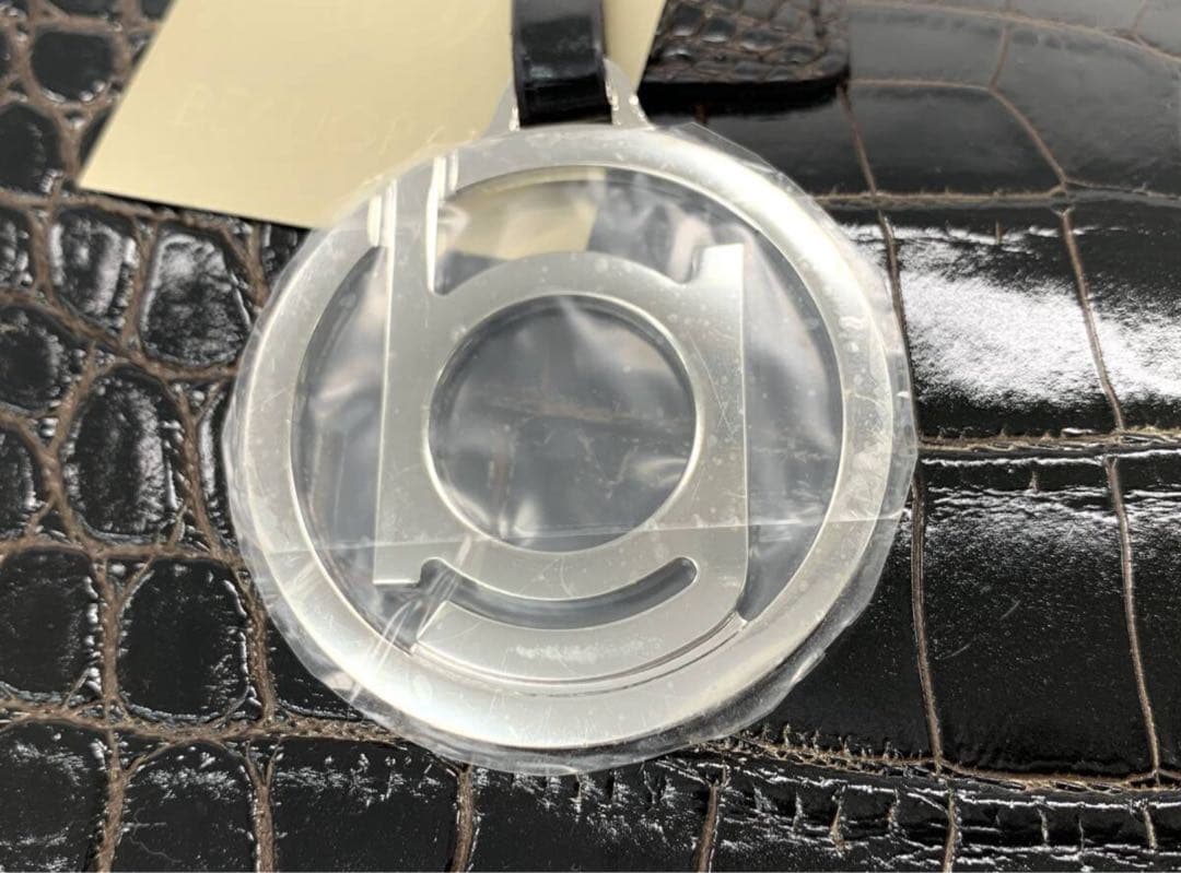 T03/201未使用ボーグランエキゾチックレザークロコダイルハンドバッグ