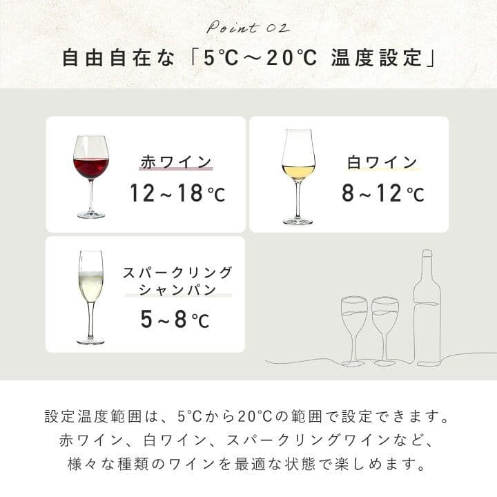 山善 ワインセラー コンプレッサー式 24本収納