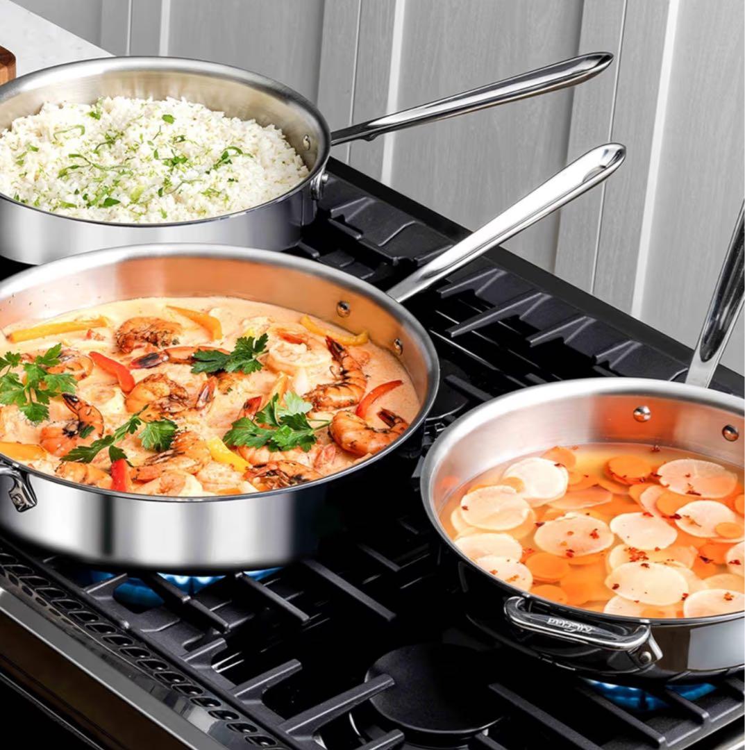 超美品☆All-Clad オールクラッド☆ステンレス超高級片手鍋☆26cm