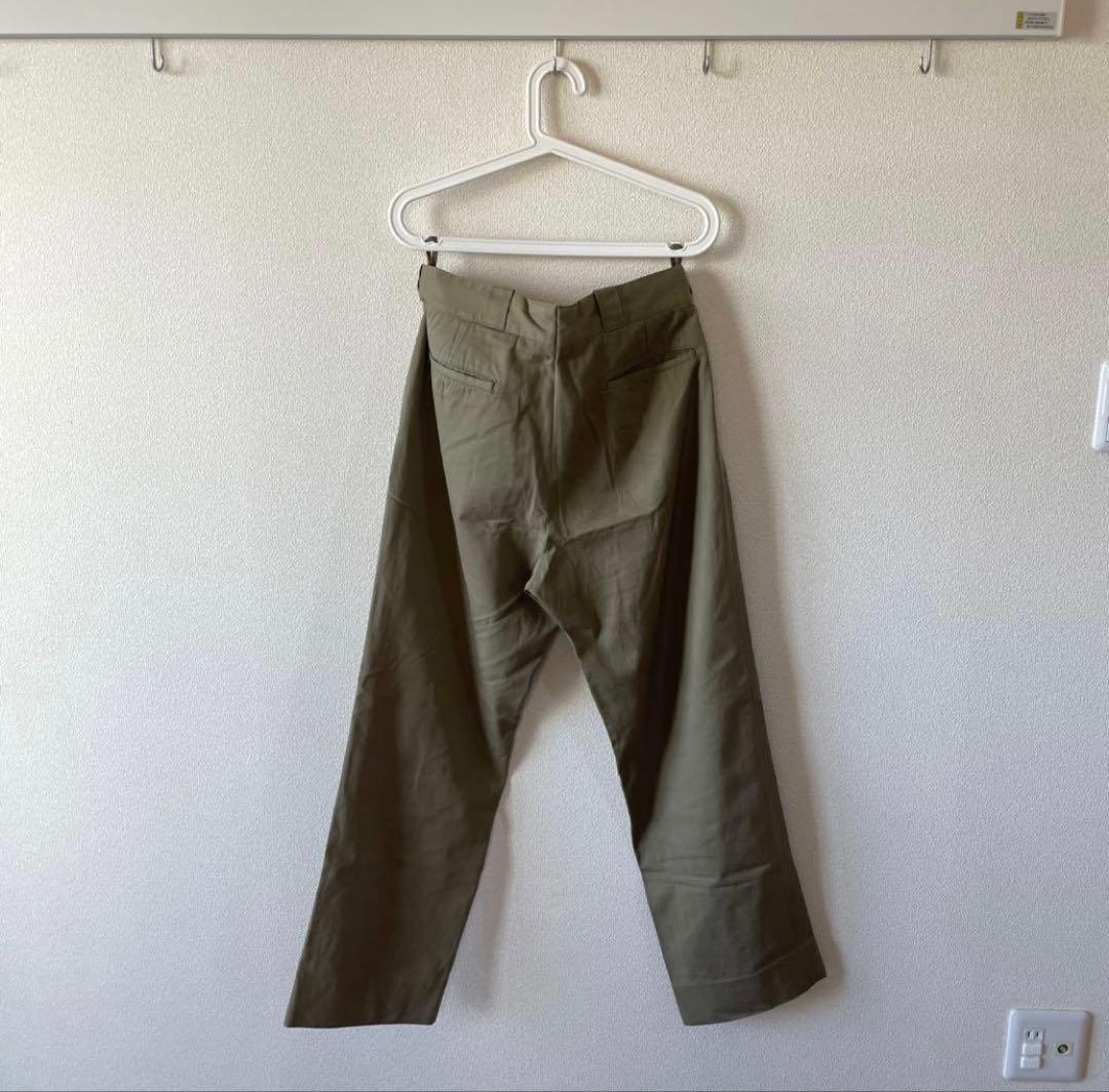 comoliコモリコットンギャバウォッシュドパンツ20ss 3