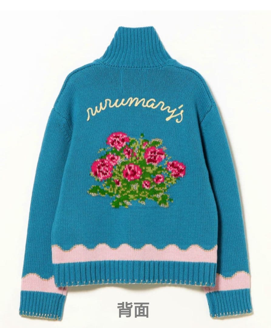 ビームス × ルルメリー RURU MARY'S ジャカードニットアウター