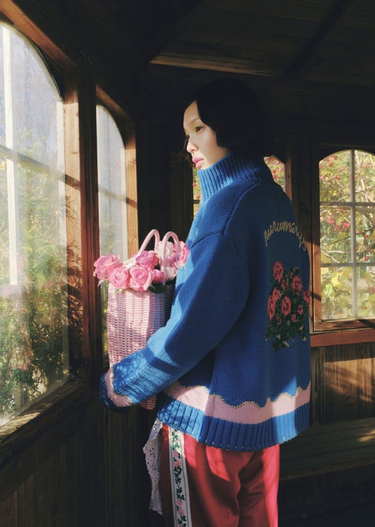 ビームス × ルルメリー RURU MARY'S ジャカードニットアウター