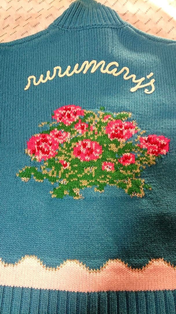 ビームス × ルルメリー RURU MARY'S ジャカードニットアウター