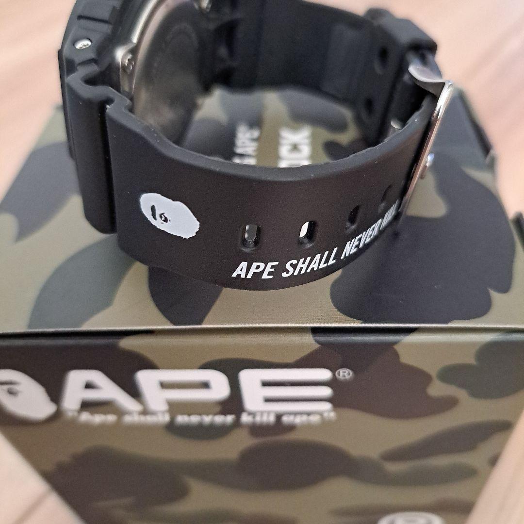 ape 腕時計　G-SHOCK　コラボ　DW5600 迷彩　人気