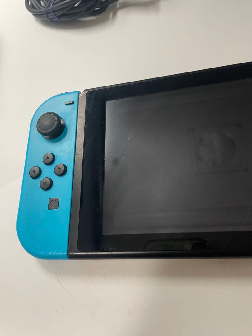 Nintendo Switch 本体 青赤 Joy-Con　画面割れあり