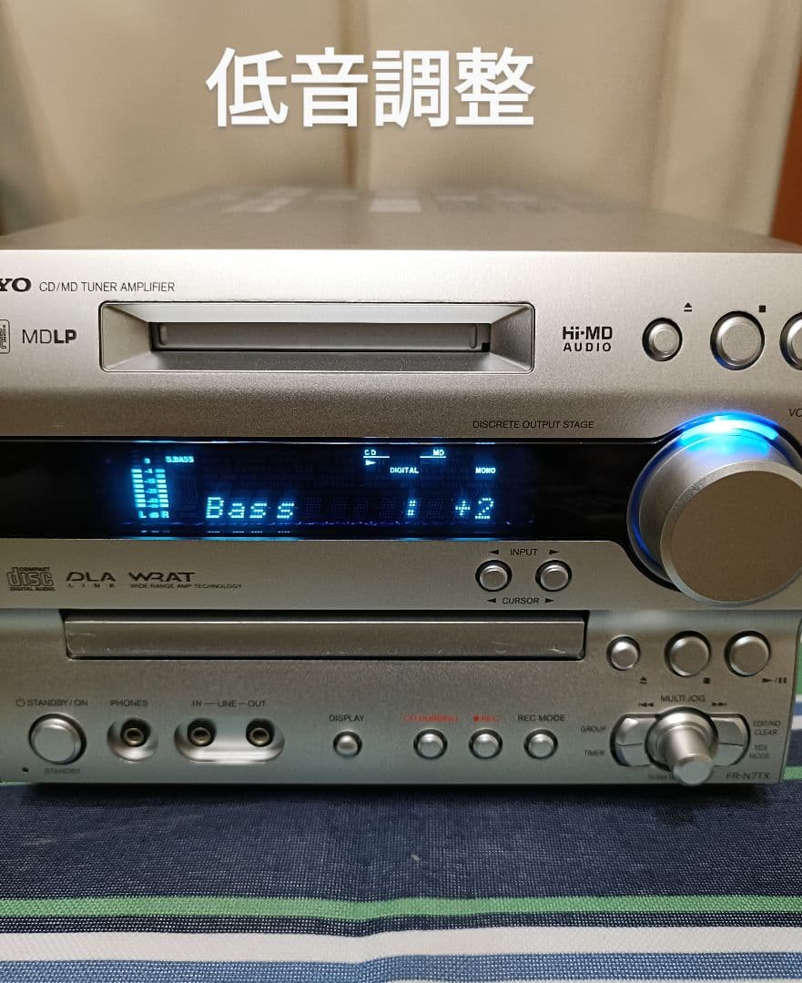 ONKYO FR-N7TX CD・Hi-MD・レシバー　リモコン付　完動品