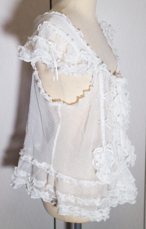 ス*ラ様 ピンクハウス♡ハートワッペン付き♡チュールレースのキャミソール