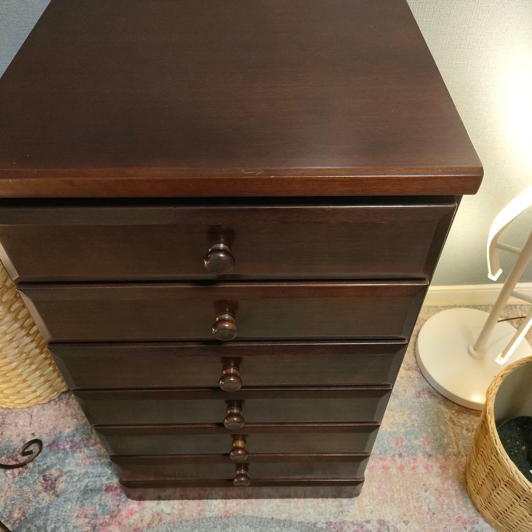 【ヴィンテージ】日本民芸 6段チェスト 国産民芸家具