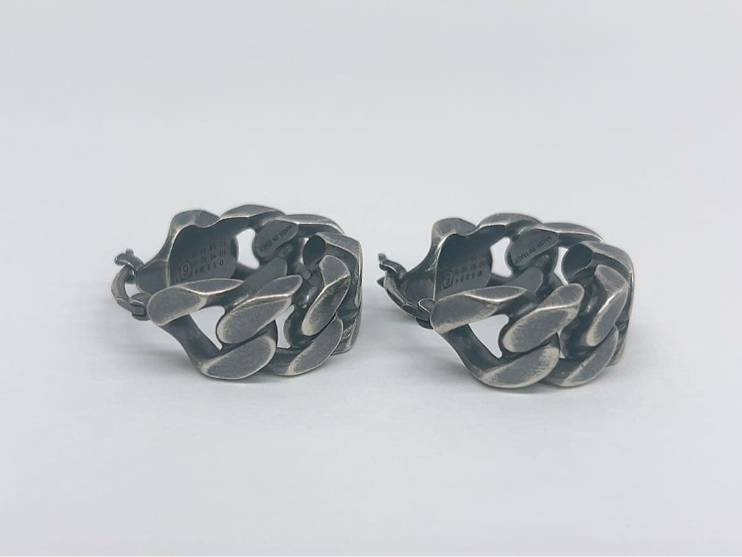 9AA33 新品未使用【MM6 Maison Margiela 】フープピアス