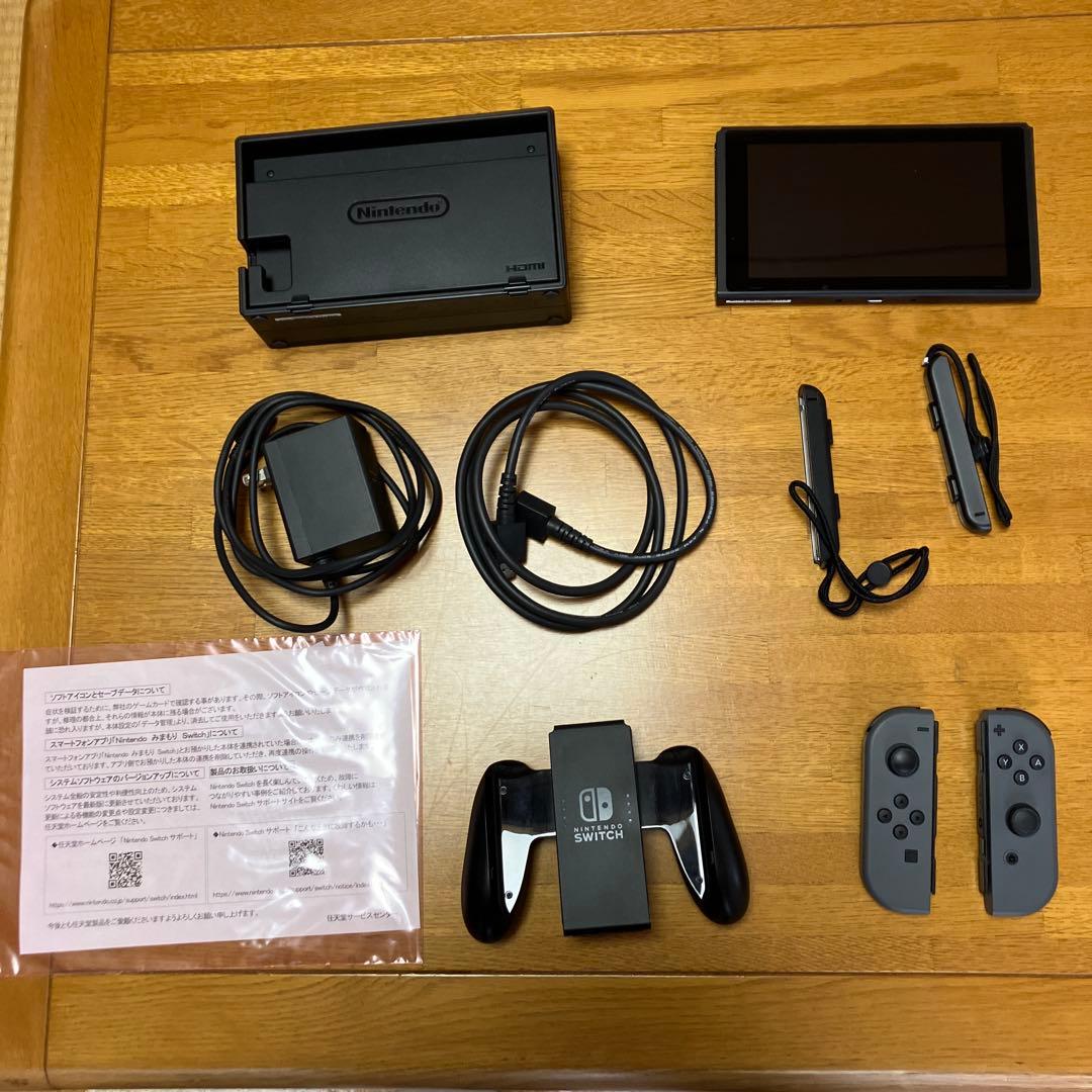 Nintendo Switch グレー 本体 ドック付き