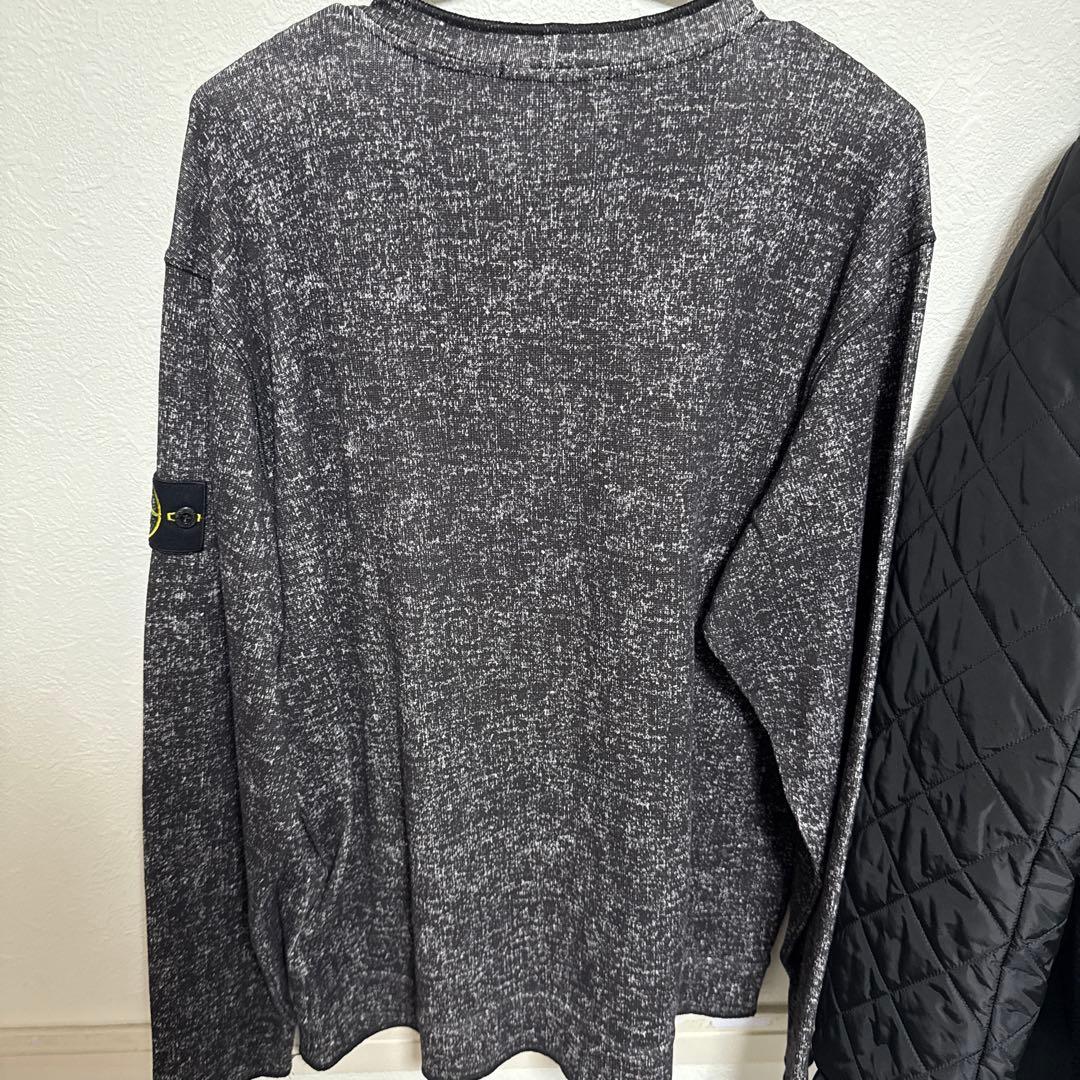STONE  ダークグレー 長袖トレーナー