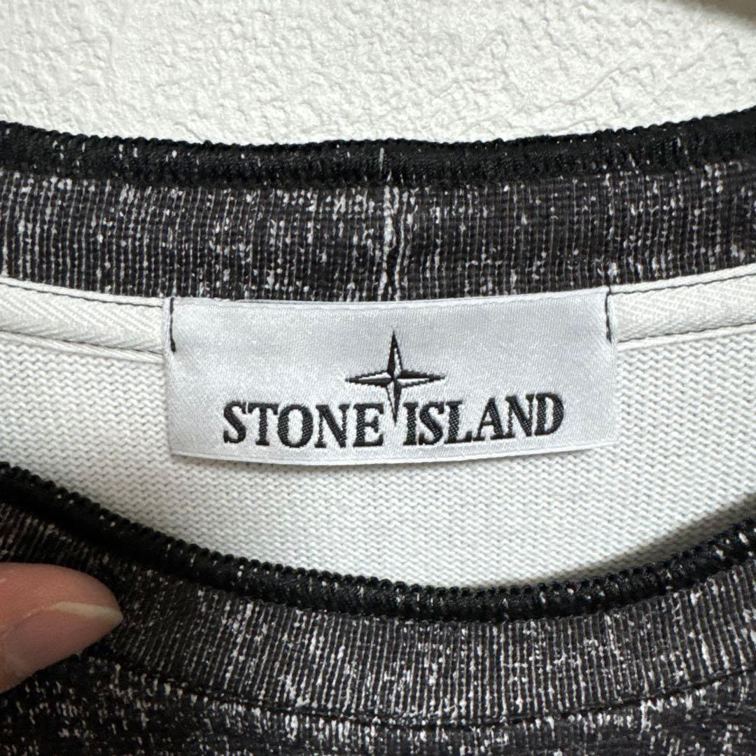 STONE  ダークグレー 長袖トレーナー