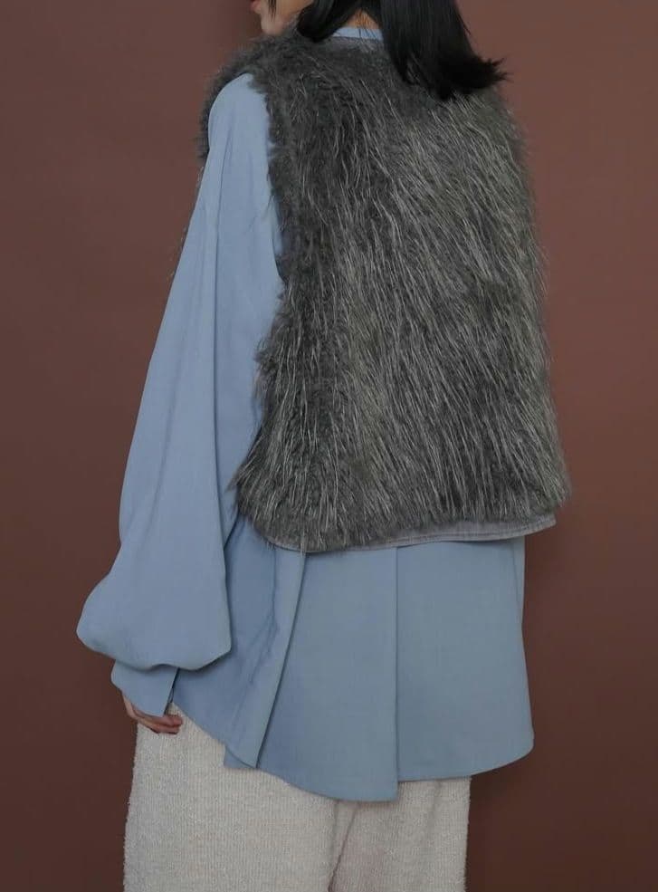 CYAN tokyo ミックスファージップベスト　ファージレ