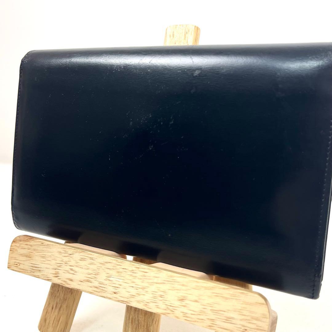 カルティエ　ゴールドパンサー　パンテール　ブラック　ミディアム　長財布　三つ折り