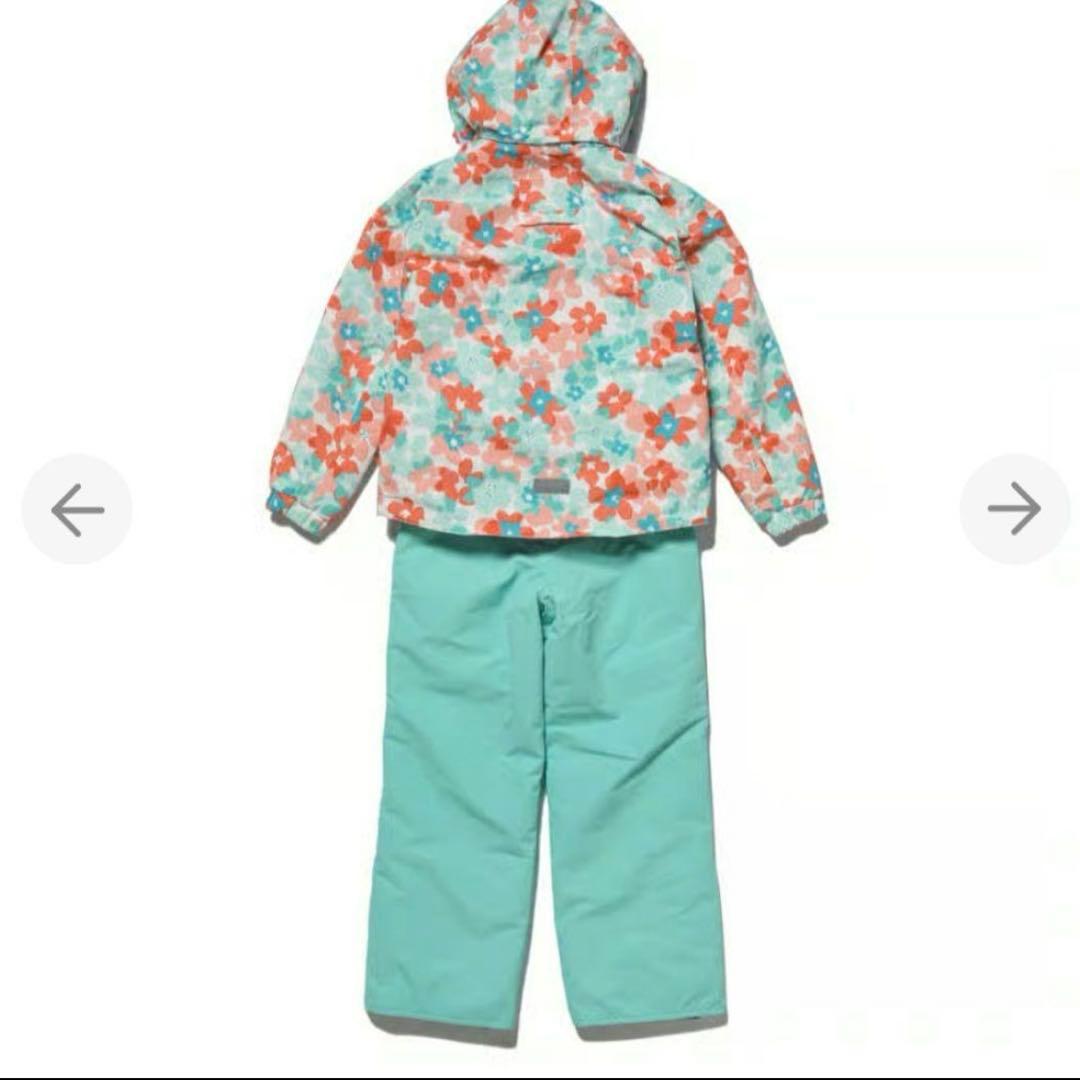 新品未使用　FABLICE スキーウェア　130センチサイズ調整可 花柄