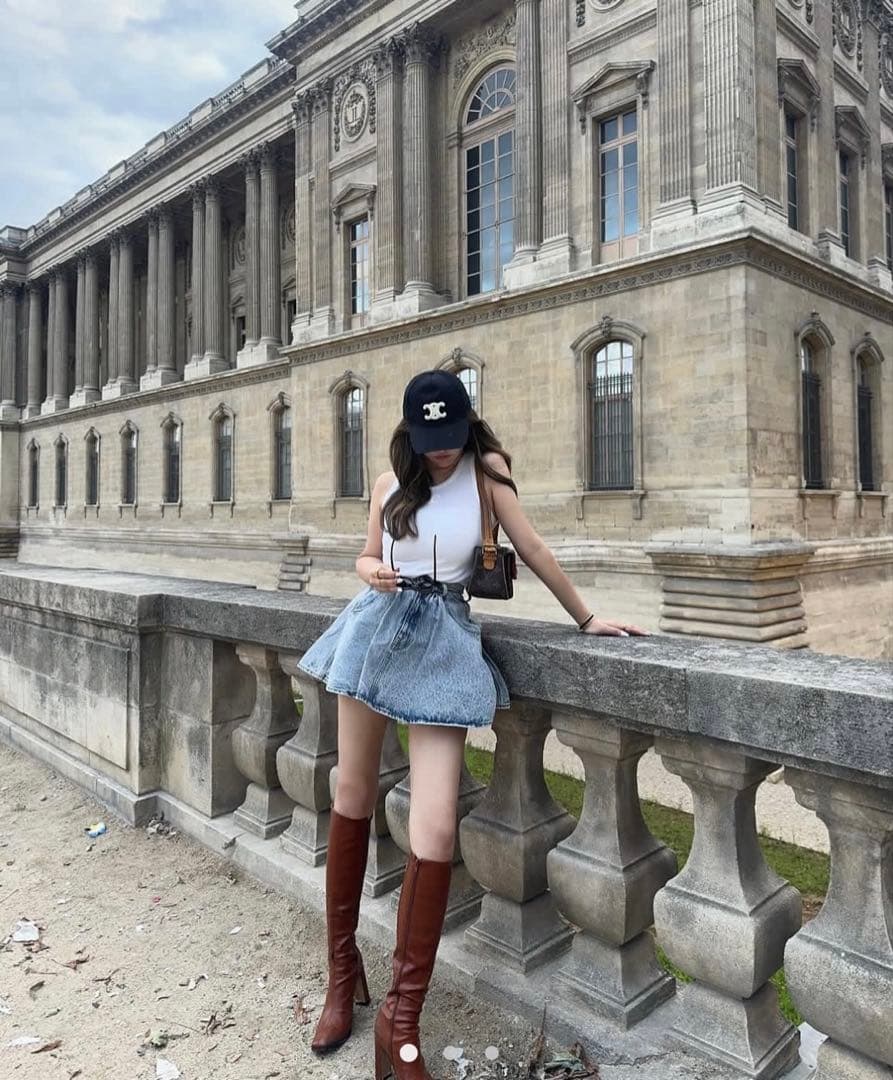 THETOE Olympia Denim Skirt デニムスカート　M