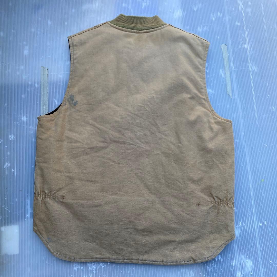 Carhartt ベージュ ベスト 星タグ